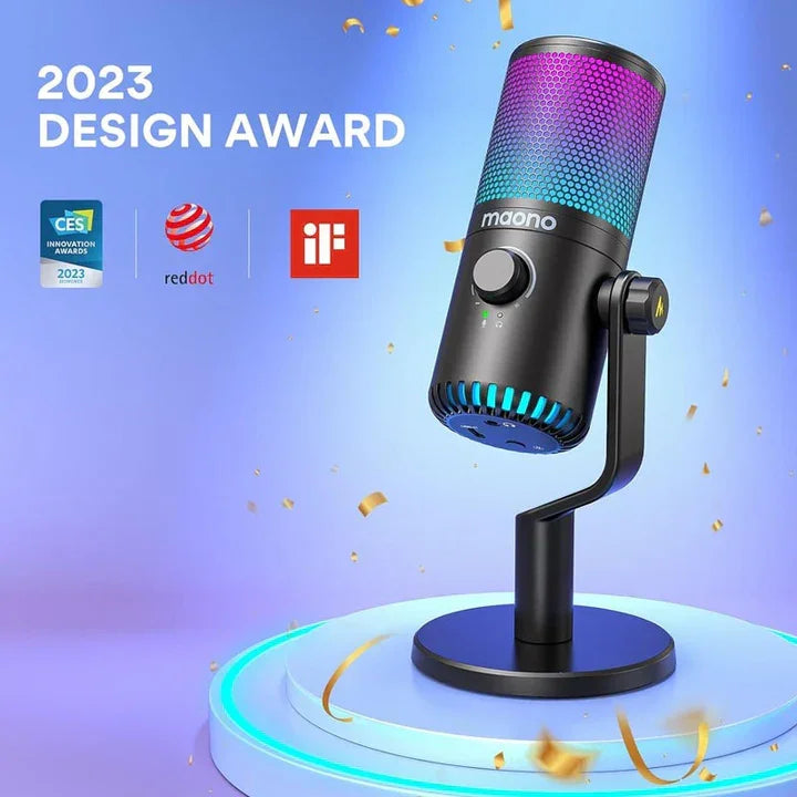 Maonocaster DM30 RGB USB Programmable Gaming Microphone for PC - Tashqila Maonocaster DM30 RGB USB Programmable Gaming Microphone for PC - Tashqila